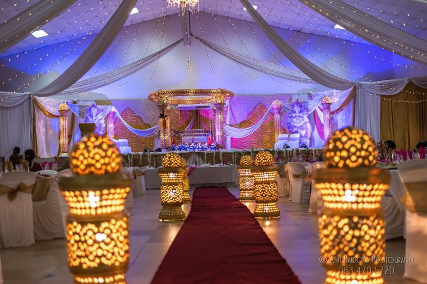 indian wedding decor package umhlatuzana civic hall