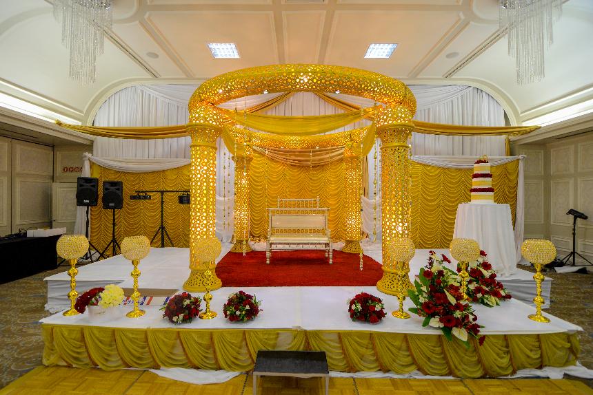 contemporay decor durban- maharani hotel weddings